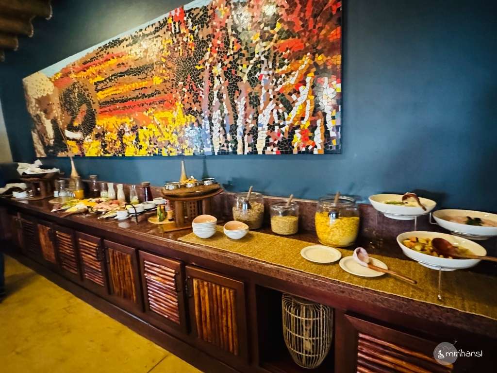 Südafrika - in der Kuzuko Lodge im Addo Elephant Nationalpark - Frühstücksbuffet Südafrika - in der Kuzuko Lodge im Addo Elephant Nationalpark - Frühstücksbuffet